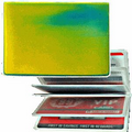 Yellow/Blue/Green 3D Lenticular ID / Credit Card Holder (Stock)